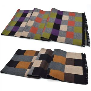 Жаккардовый классический теплый шелковый шарф для мужчин