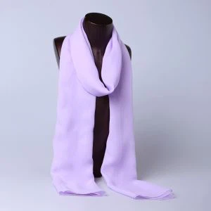 Многоцветный красящий шелковый шарф 100% Georgette Silk Summer Scarf
