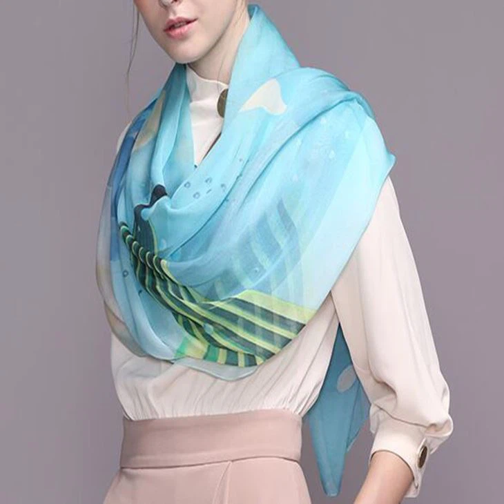Customize Lady Silk Scarf