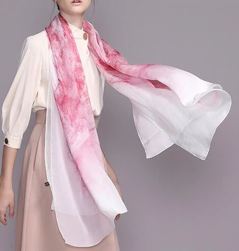 Custom Lady Silk Scarf Manufacturer